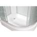 Душевая кабина Deto ЕМ2712 L LED с гм.