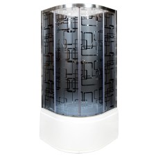 Душевая кабина Deto BМ4590 N с гидромассажем Black