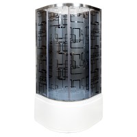 Душевая кабина Deto BМ4510 N с гидромассажем Black