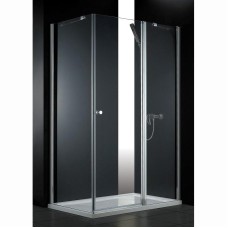 Душевой уголок Cezares Elena AH1 120х80 матовое стекло, профиль хром правый