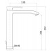 Смеситель для раковины Cezares Livello LIVELLO-LSM1-A-01-W0