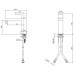 Смеситель для раковины Cezares Unika LSM1-03/24-W0