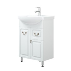 Тумба с раковиной Corozo Элегия Ретро 60 Z1 бронза