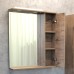 Зеркало для ванной Comforty Марио 75 дуб темный