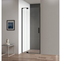 Душевая дверь Cezares Slider B1 70/80 C NERO прозрачное стекло, профиль черный