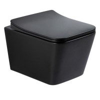 Подвесной унитаз Gid Tr2144Bm черный матовый