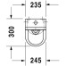 Подвесной писсуар Duravit Starck 3 0826250000