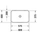 Раковина Duravit Happy D.2 Plus 2359600000