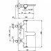 Смеситель Cisal LineaViva LVT2101021 для ванны