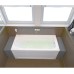 Акриловая ванна Aquanet West 130х70