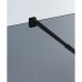 Душевая перегородка Cezares Liberta L-1-25-Gr-Nero тонированное стекло, профиль черный
