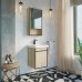 Тумба с раковиной Comforty Вена 45 дуб дымчатый