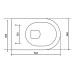 Сиденье для унитаза Galassia Meg11Plus Design 5478 с микролифтом