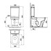 Бачок Creavit Antik AN410-00CB00E-0000