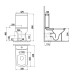 Бачок Creavit Lara LR410-00CB00E-0000