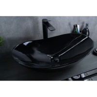 Раковина Gid BL9811 черная глянцевая