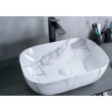 Раковина Gid Mnc333C белая глянцевая