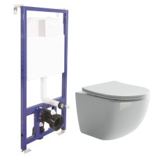 Унитаз Ceramicanova Forma CN3009 с инсталляцией Berges Novum