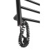 Полотенцесушитель электрический Domoterm Аврора DMT 109-6 50*80 ЧРН EKL
