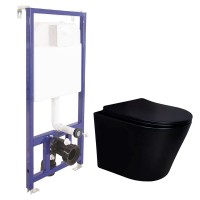 Унитаз Gid TR2130BM с инсталляцией Berges Novum