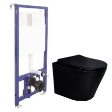 Унитаз Gid TR2130BM с инсталляцией Berges Novum