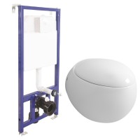 Унитаз Grossman GR-4442 с инсталляцией Berges Novum