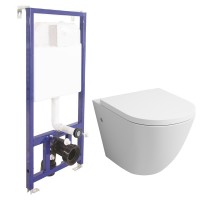 Унитаз Grossman GR-4411S с инсталляцией Berges Novum