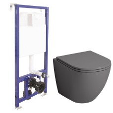 Унитаз Grossman GR-4455GMS с инсталляцией Berges Novum