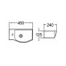 Раковина Comforty 45х24 7947BR