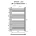Электрический полотенцесушитель Grois Leila П11 50/80 GR-017 черн мат