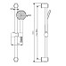 Душевой гарнитур Dorff Comfort D0108000BL