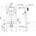 Унитаз с инсталляцией Ceramicanova Play CN3001_1001B_1000