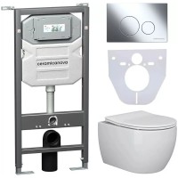 Унитаз с инсталляцией Ceramicanova Play CN3001_1001CH_1000
