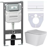 Унитаз с инсталляцией Ceramicanova Metric CN3007_1002W_1000
