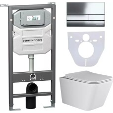 Унитаз с инсталляцией Ceramicanova Metric CN3007_1002CH_1000