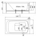 Акриловая ванна 1ACReal Gamma 130х69