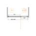 Душевая дверь Cezares 195х100 URBAN-B-12-100-C-CR