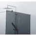 Душевая перегородка Cezares LIBERTA-L-1-100-120-GR-Cr графит