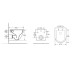 Подвесной унитаз D&K Matrix DT1396025