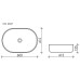 Раковина Ceramicanova Element 60х41.5 CN6047MH антрацит матовый