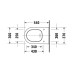 Подвесной унитаз Duravit White Tulip 2576092000