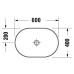 Раковина Duravit D-Neo 60х40 2372600070