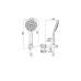 Душевая лейка Fima Carlo Frattini Shower Set F2287/9CR