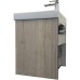 Тумба с раковиной Comforty Вена 55 00-00008928 дуб дымчатый