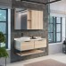Тумба с раковиной Comforty Порто 120 00-00008905 дуб дымчатый