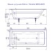 Чугунная ванна Delice Parallel 180х80 на ножках