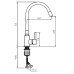 Смеситель для кухни Dorff Logic D3007622