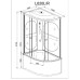 Душевая кабина Deto 80х120 L620LGM+EL
