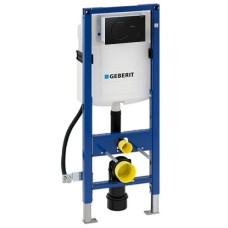 Инсталляция для унитаза Geberit Duofix 111.350.00.5 с кнопкой Geberit Sigma 01 115.770.DW.5 черный