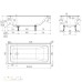 Чугунная ванна Delice Parallel 150х70 DLR220503-AS